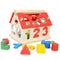 Shape Matching Building Block House for Kids