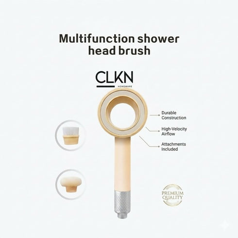 Exfoliating Shower Brush With Two Heads