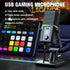 High-Sensitivity Multimedia RGB Dynamic Gaming Desktop Podcast Microphone