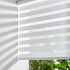 White Cotton Window Blinds-180x200cm