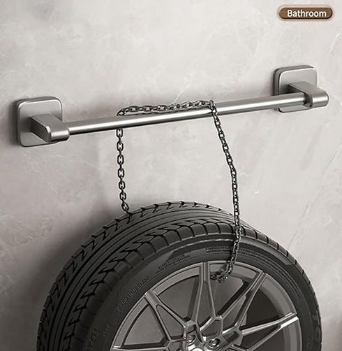 Bathroom Multi-Purpose Wall-Mounted Towel Rack