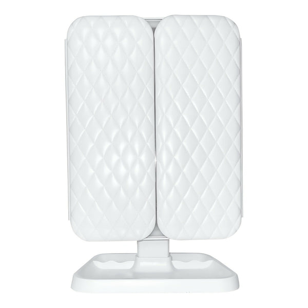 Portable LED Lighted Adjustable Angle Removable Cosmetic Mirror