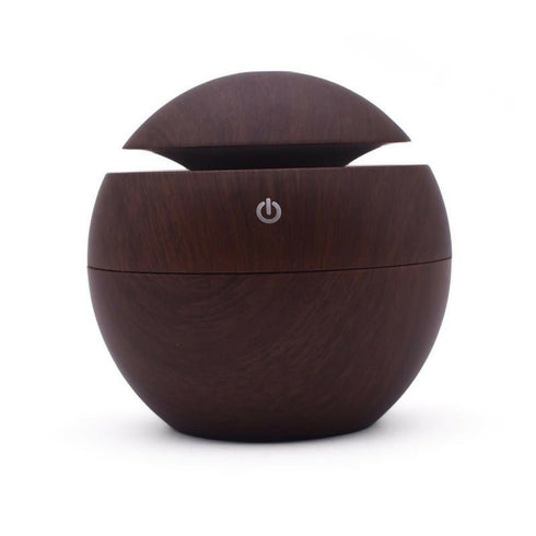 Ultrasonic Aroma Humidifier-dark brown