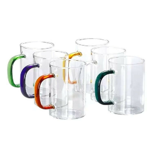 300ml Heat Resistant Transparent Thick Glass Cup