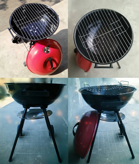Outdoor Grill Braai Kettle With Lid