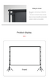 Fudoo 100 inch projector screen