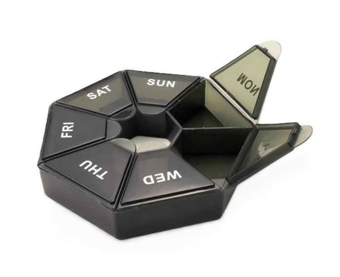 Quality Waterproof 7 Grid Easy Use Pill Box Organizer Case
