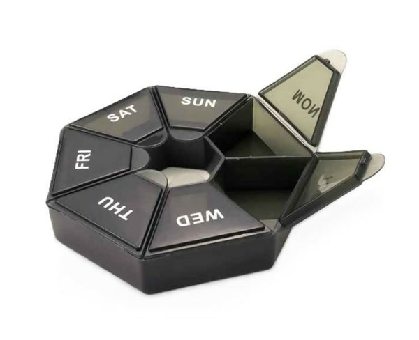 Quality Waterproof 7 Grid Easy Use Pill Box Organizer Case