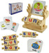 Wooden Reading Blocks Short Vowel Rods Spelling Games