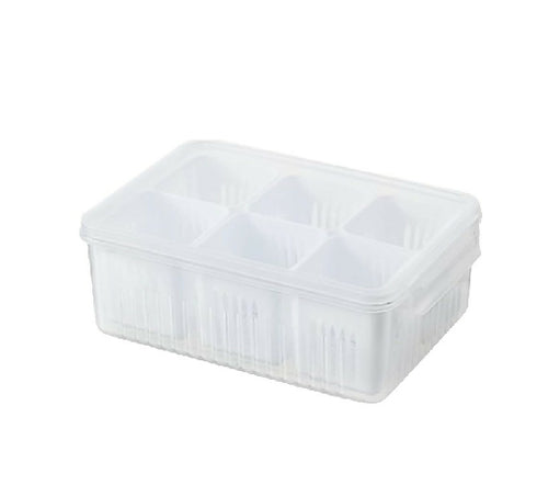 Food Storage Box With Lid and 6 Compartments