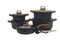 15-Piece Non-Stick Vertical Lines Soup Pot Set