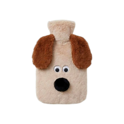 Hot Water Bag with Plush Cover 1L Leakproof Heat Pack for Pain Relief