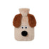 Hot Water Bag with Plush Cover 1L Leakproof Heat Pack for Pain Relief