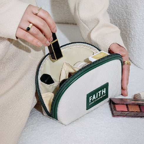 Half Moon Cosmetic Pouch