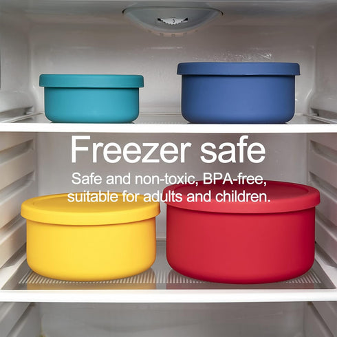 Silicon Bento Lunch Box With Lid.