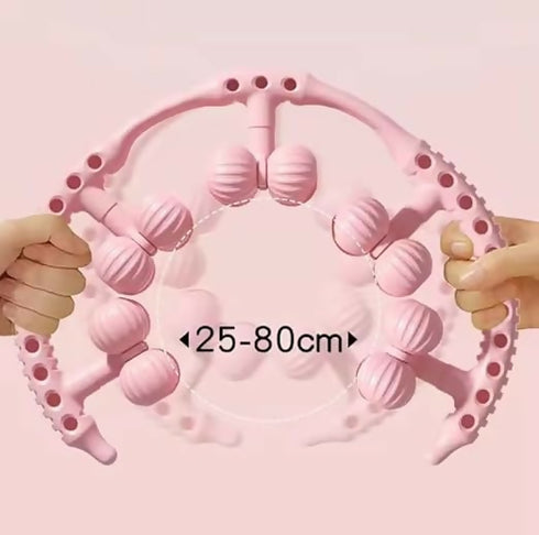 20-Wheel Leg Clamp Massager - Muscle Relaxation for Legs and Arms