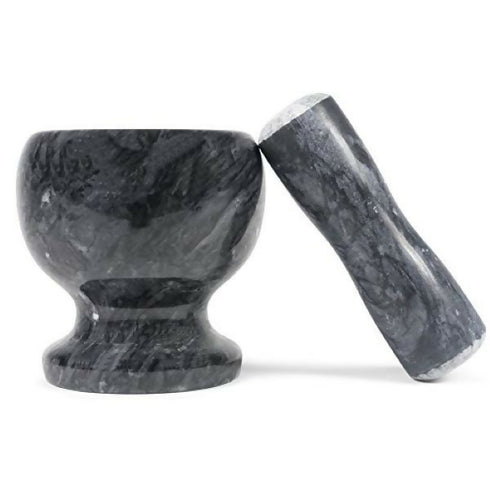 Mortar & Pestle Black Marble