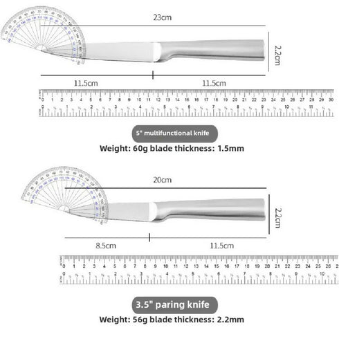 5 Piece Stainless Steel Kitchen Knifes