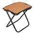 Outdoor Small Portable Aluminum Oxford Foldable Fishing Chair ( BROWN)