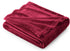 Portable Lightweight Plain Fleece Throw Blanket