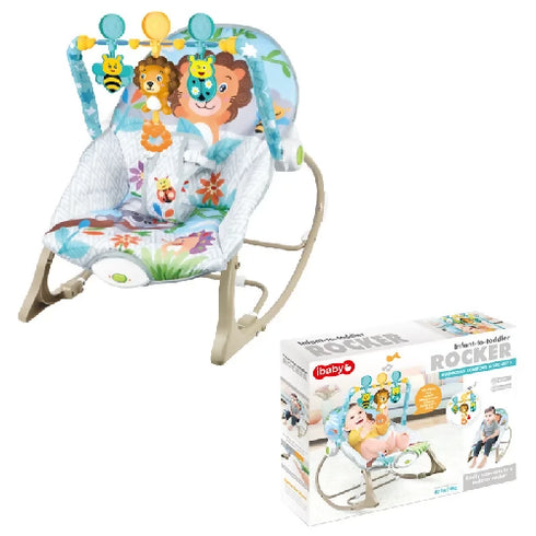 Multifunction Vibrate Baby Rocking Chair with Hanging Toys