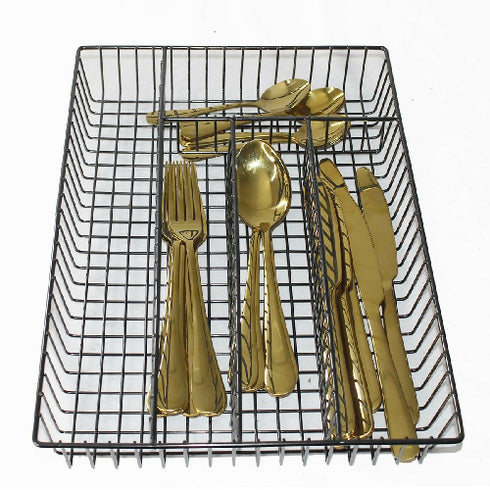 Wire Drawer Organizer Chrome/Black