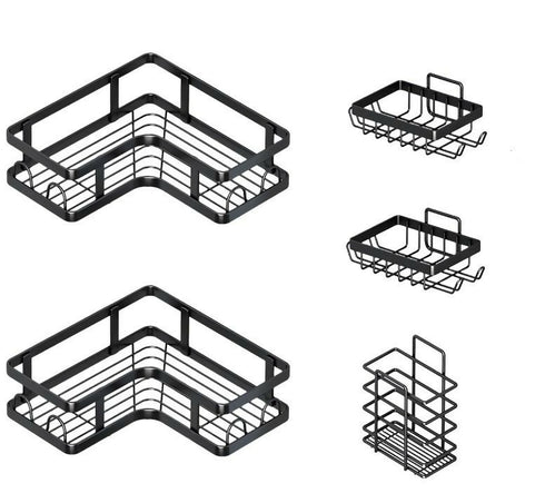 BPA 5 Pack Corner Shower Caddy