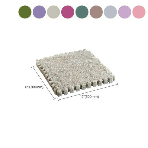 10 piece Interlocking Foam Fleece Floor Mats