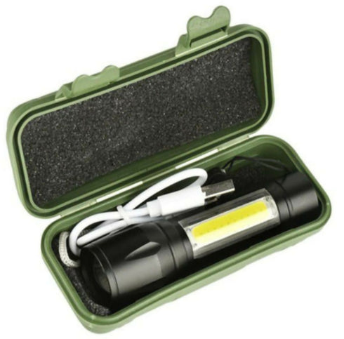 Mini USB Rechargeable Flashlight Torch