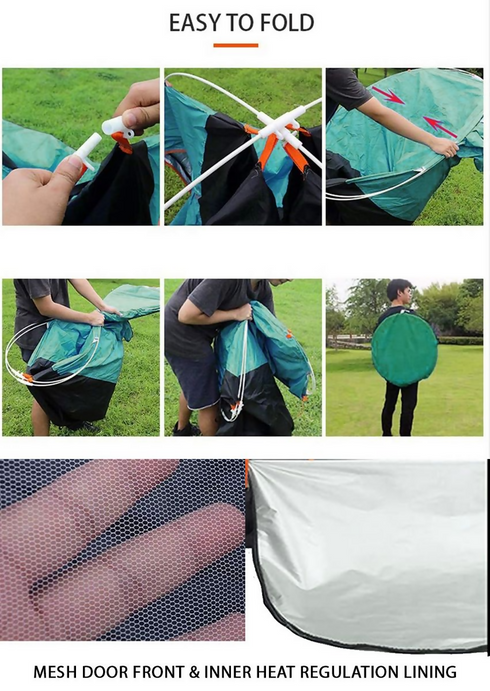 Kids Green Outdoor Camping Tent