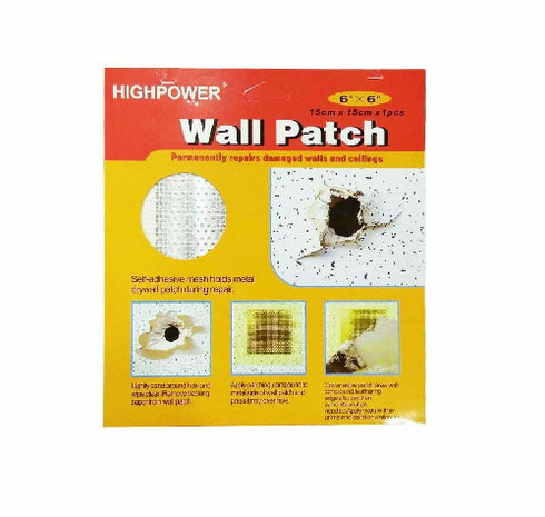 WALL PATCH STICK MESH REPAIR DAMAGED WALLS CEILING PLASTERING EDGE