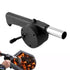 Portable Hand Cranked Grill Blower BBQ Fan