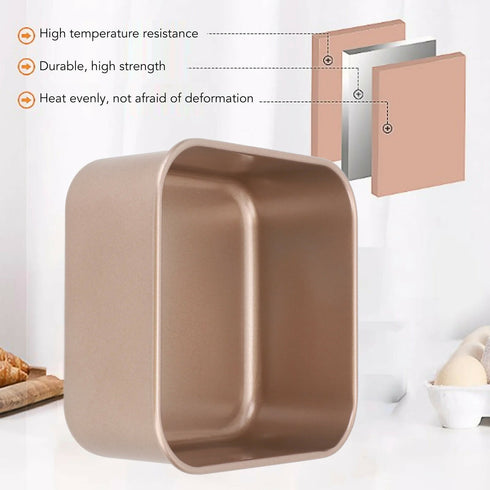 Deep Baking Pan Gold