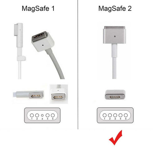 Compatible Laptop Charger for Apple MagSafe2 (60W) T-Shape