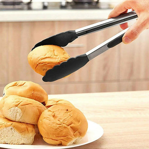 Silicone Non-Slip Food Tong BBQ
