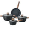 7Piece Nonstick Marble Coated Forged Aluminum Cookware Set