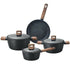 7Piece Nonstick Marble Coated Forged Aluminum Cookware Set