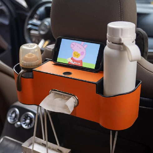 Car Back Seat Backrest Storage Box Organizer