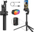 Gimbal for Smartphone, 4 in 1 Phone Gimbal with 360° Rotation for iPhone/Android Selfie Stick Tripod with Face Tracking and Wireless Remote Control for Vlogging M1 Pro Black