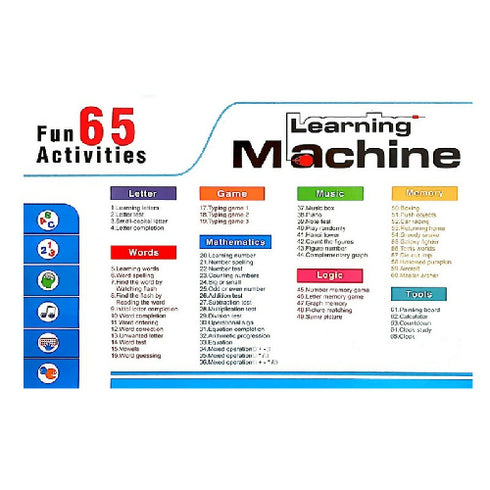 Educational Laptop Computer Toy with Mouse for Kids Above 3 Years