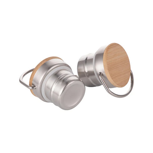 Water Bottles with Bamboo Lid