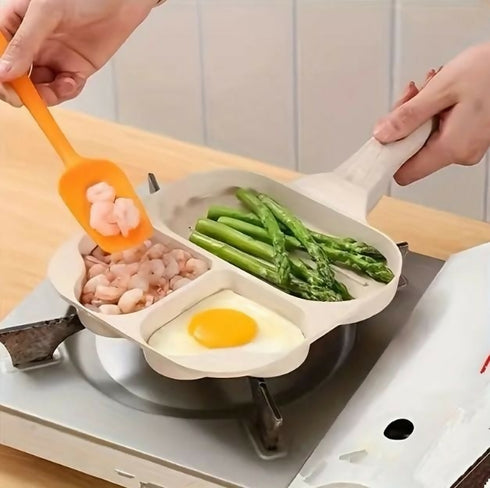 Aluminum Heart - Shaped Frying Pan 3 in 1