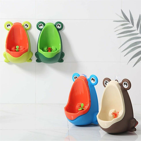 Frog Potty Training Urinal for Boys - Blue/orange