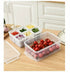 Food Storage Box With Lid and 6 Compartments