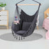 Portable Outdoor Hammock Swing Chair with Comfort Cushions, Black