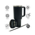 1200ml Leakproof Insulated Travel Tumbler Mug - Black