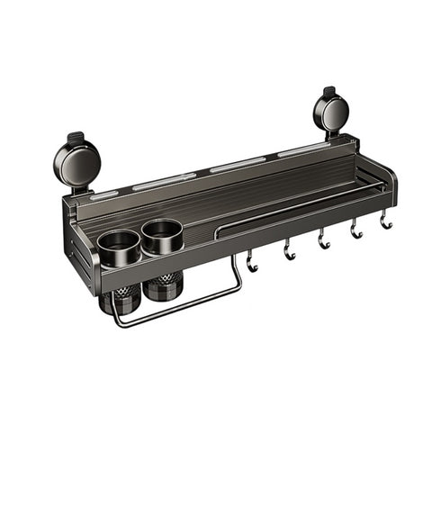 Kitchen Organizer Shelf Wall-Mounted Spice Storage Rack Kitchen Knife Holder - 60cm