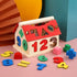 Shape Matching Building Block House for Kids