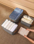 Foldable Storage Box For Clothing - Grey