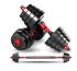 Unisex 20kg Adjustable PVC Shell Cement Dumbbell and Barbell Lifting Set for Fitness